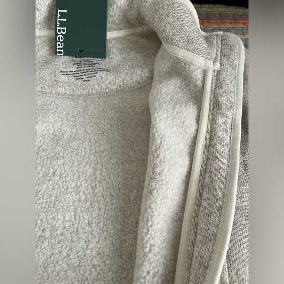 NWT L.L. Bean Sweater Jacket - Picture 5 of 10